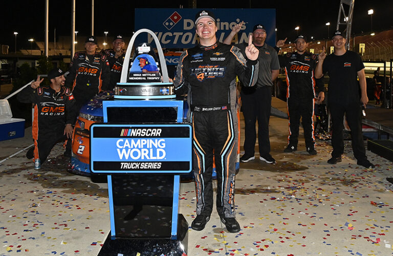 Sheldon Creed opens 2021 NASCAR Camping World Truck Series Playoffs with win at Toyota 200
