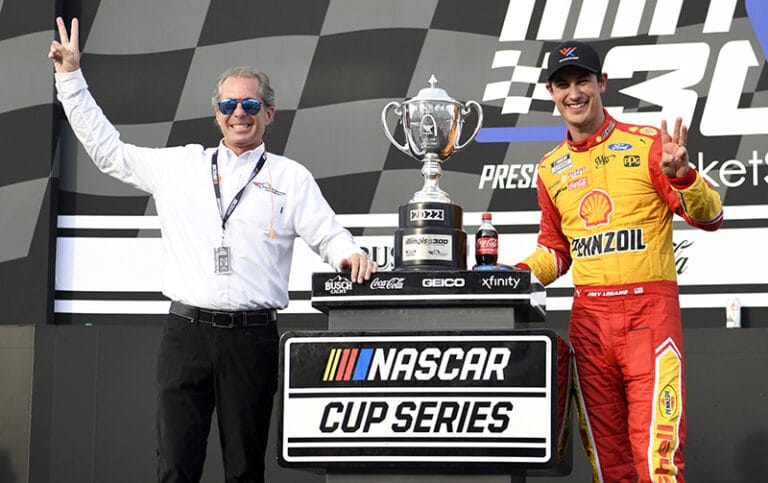 Joey Logano wins inaugural NASCAR Cup Series ENJOY ILLINOIS 300