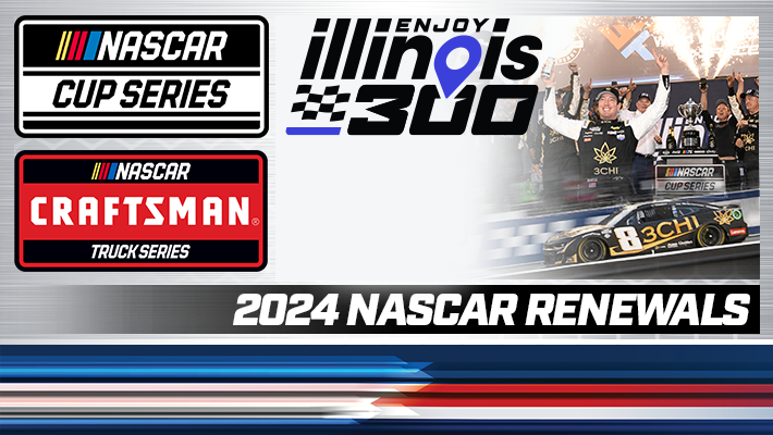2024 NASCAR Renewals Graphic - Click to purchase