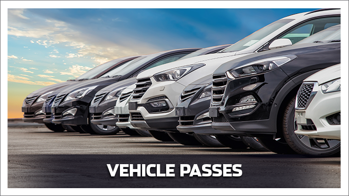 Get Your Vehicle Passes for the race - click here